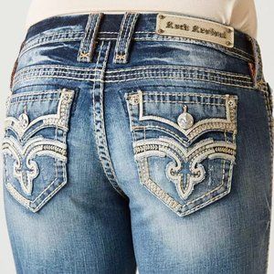 Rock Revival Vien Easy Stretch Cropped Jean